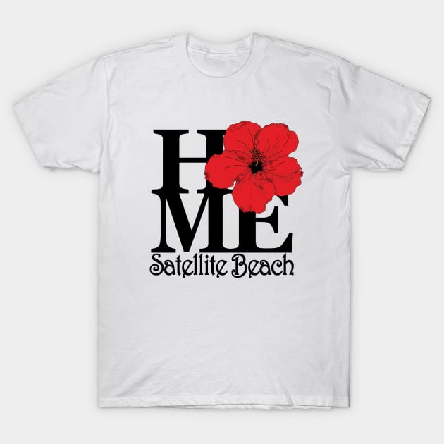 Satellite Beach Red Hibiscus T-Shirt by SatelliteBeach